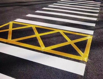 十堰十堰园区交通标线施工